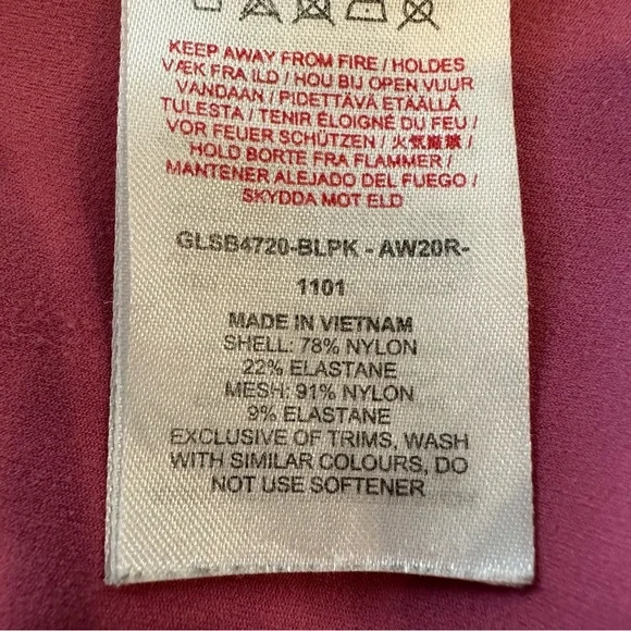 Gymshark Dark Pink Ruched Training Sports Bra Size Small - Picture 15 of 15